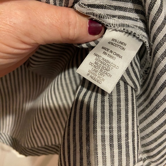 Jones New York~Washable Linen Blend A-Line Hooded Jacket~Super Flattering! - Picture 12 of 12